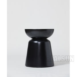 comprar Mesa de centro moderna de la piedra del mármol de la forma, tabla lateral de piedra en el color negro para la sala de la sala de estar o de reunión del hotel Fabricación en línea