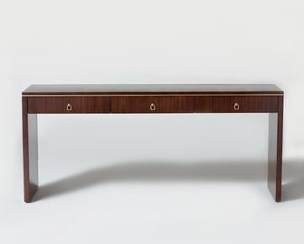 comprar Escritorio de madera de la chapa de la nuez con los cajones para el dormitorio moderno del hotel Fabricación en línea