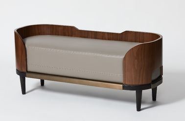 comprar Final de madera tapizado hotel de la nuez del banco del dormitorio de Ritz Carlton Fabricación en línea