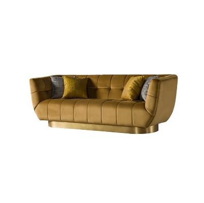 comprar Sofá cómodo de la sala de estar de la base del oro de W los 210cm Fabricación en línea