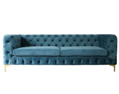 comprar los 220*85*75cm Chesterfield moderna europea Sofa Set Fabricación en línea