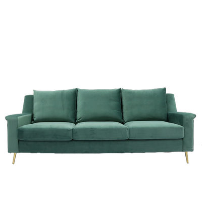 comprar Sala de estar Sofa With Metal Leg del ODM de Forest Green Fabricación en línea