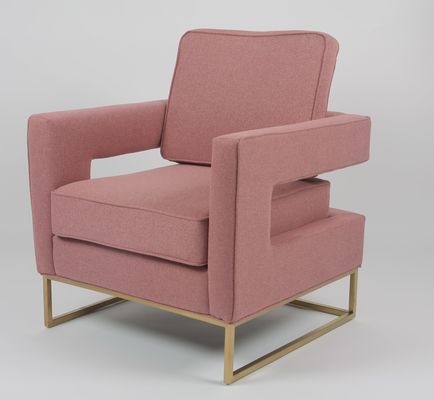 comprar Silla ocasional de la sala de estar moderna rosada 0.47cbm Fabricación en línea