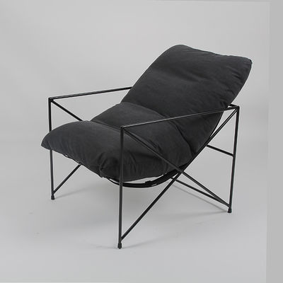 comprar Tela perezosa Sofa With Down Filling del ODM del ocio del hierro labrado sola Fabricación en línea