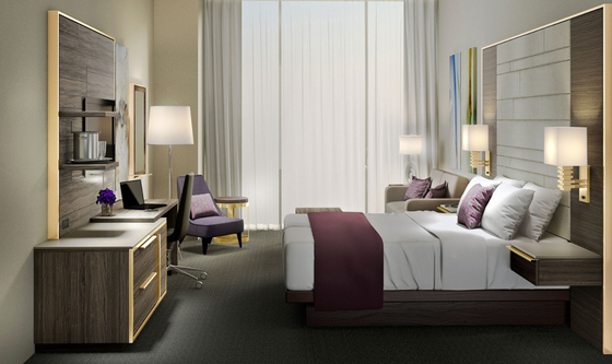 comprar Muebles de lujo modernos del dormitorio del MDF de la madera contrachapada para el hotel Fabricación en línea
