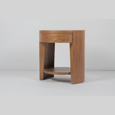 Un buen precio. Esquina inferior de madera alrededor de la cabecera minimalista del soporte de la noche del gabinete en línea