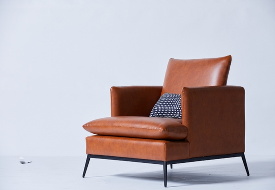 comprar Muebles interiores modernos de lujo de la sala de estar de la sola silla de cuero del ocio Fabricación en línea