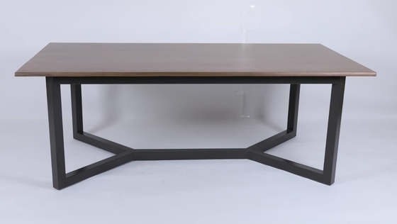 Un buen precio. Escritorio de madera de encargo del dormitorio moderno con la consola del metal en línea
