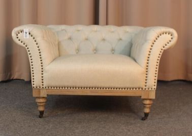 Un buen precio. Sofás europeos de la sala de estar del estilo, terciopelo machacado antiguo Sofa Oak Wood en línea