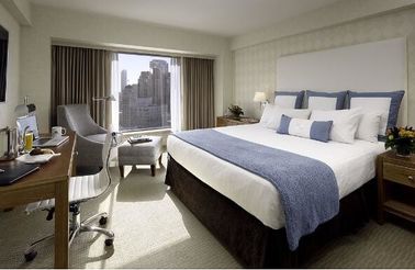 Un buen precio. Mobiliario de lujo de la habitación, muebles del sitio de rey Size Hotel Guest en final de la PU en línea