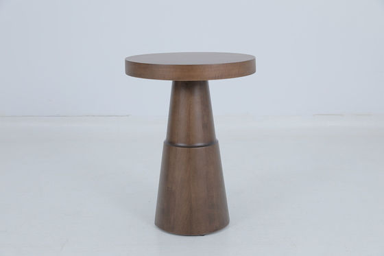 Un buen precio. Mesa de café de madera redonda para el hogar y el comercio en línea