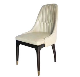 Un buen precio. Tapicería de cuero de haya del marco por encargo de madera que cena la silla en línea