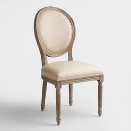 Un buen precio. Silla de cena de madera del estilo del vintage de roble del marco natural francés de madera en línea