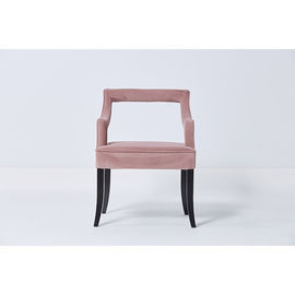 Un buen precio. Sillas contemporáneas contratantes elegantes del comedor del terciopelo del rosa para la boda del acontecimiento en línea
