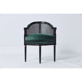 Un buen precio. El comedor único elegante de los muebles preside el terciopelo verde oscuro por encargo en línea