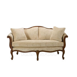 Un buen precio. El sofá de madera 3 Seater de la sala de estar del sistema del estilo europeo real diseña L forma en línea