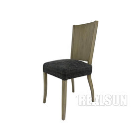 Un buen precio. El comedor de madera sólido de encargo de los muebles del dormitorio del hotel preside a Grey Linen Fabric en línea