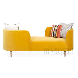 Un buen precio. Oslo Chaisesolid tela sólida y amarilla de Sofa Home Wood Furniture With del color del terciopelo en línea