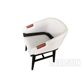 Un buen precio. Silla de relajación modificada para requisitos particulares base de madera sólida de la silla del ocio de las nuevas de los apoyabrazos del ocio butacas de cuero modernas del acento para el hogar en línea