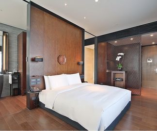 Un buen precio. Los muebles oscuros del dormitorio del hotel del final de la nuez del estilo clásico fijan arriba durable en línea