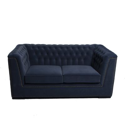 Un buen precio. Sturdy Velvet 2 Seater Living Room Sofa With Lumbar Support en línea