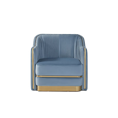Un buen precio. Sola base contemporánea de Sofa With Gold Stainless Steel de la sala de estar en línea