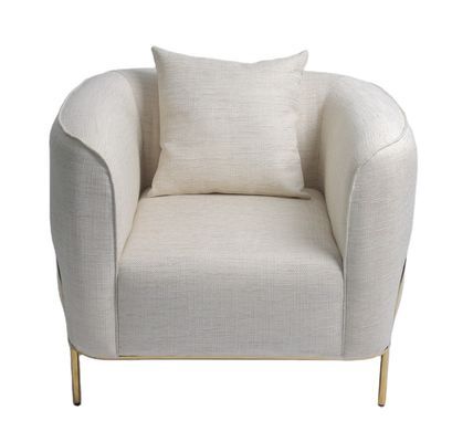 Un buen precio. sillón tapizado los 89*85*90CM de la tela con acero inoxidable del oro en línea