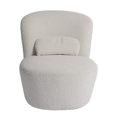 Un buen precio. Tela moderna Sofa Chair de la sola butaca beige del terciopelo los 75*82*70cm en línea