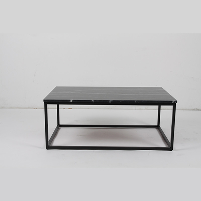 Un buen precio. Mesa de centro baja superior de mármol del acero inoxidable del estilo nórdico para la sala de estar en línea