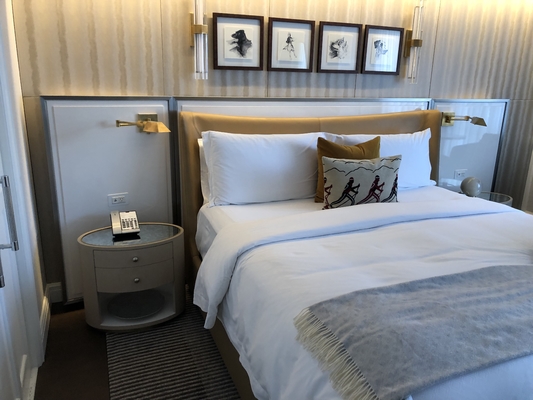 Un buen precio. Los muebles de cinco estrellas de lujo del dormitorio del hotel de la hospitalidad fijan para rey Size Room en línea