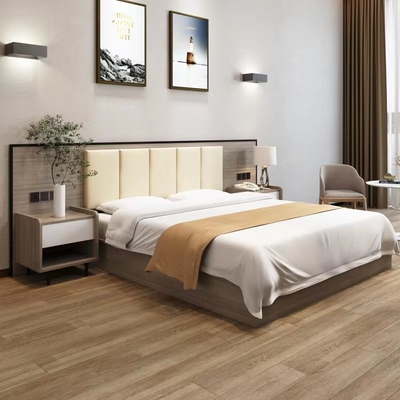 Un buen precio. Muebles tapizados de madera sólidos del dormitorio del hotel de la tela del estilo de lujo en línea