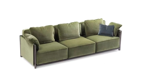 Un buen precio. Tapicería de Sofa With Button Tufted Fully de la sala de estar del marco metálico en línea