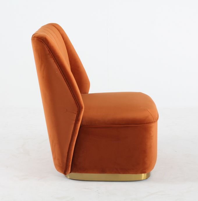 Solo terciopelo Sofa Chair Modern And Luxury moderno de la sala de estar 2