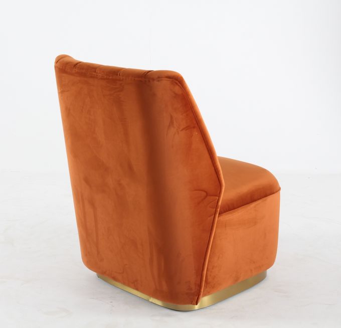Solo terciopelo Sofa Chair Modern And Luxury moderno de la sala de estar 1