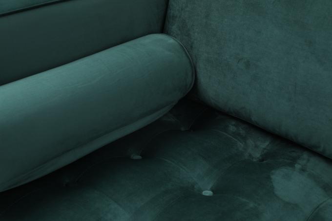 Modulares empenachados abotonan la oficina Sofa Living Room 3 Seater Sectionals del terciopelo 1