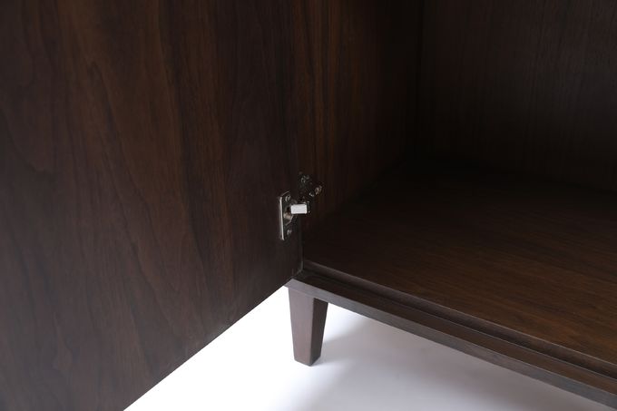 Gabinetes caseros del aparador de la puerta doble del comedor de los muebles modernos 3