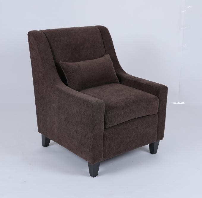 Sola butaca Sofa Wood Frame Modern Comfortable de la sala de estar 1