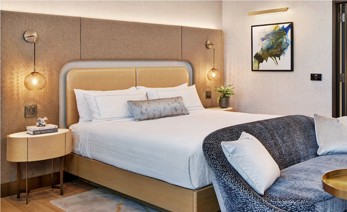 Diseño interior modificado para requisitos particulares del dormitorio de los muebles de la casa de lujo del sistema 0