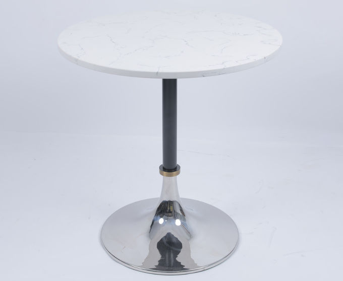 Commercial Hotel de metal de mármol Salón de estar Mesa de café Tamaños personalizados 2