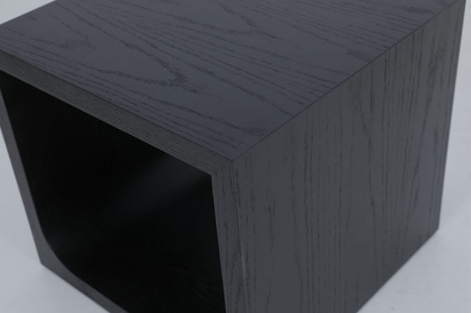 Hotel y hogar de madera de grano personalizado de la noche mesa de lado de la cama para el salón 1