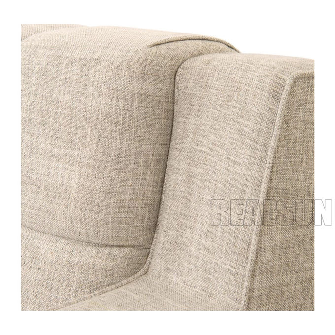 Sala de estar americana Sofa Featuring Button Tufted Seat del estilo detrás con Seat profundo cómodo 0
