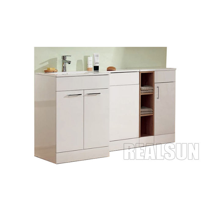 Piernas modernas del metal de los muebles de los gabinetes de la vanidad del cuarto de baño del estilo de lujo francés 0