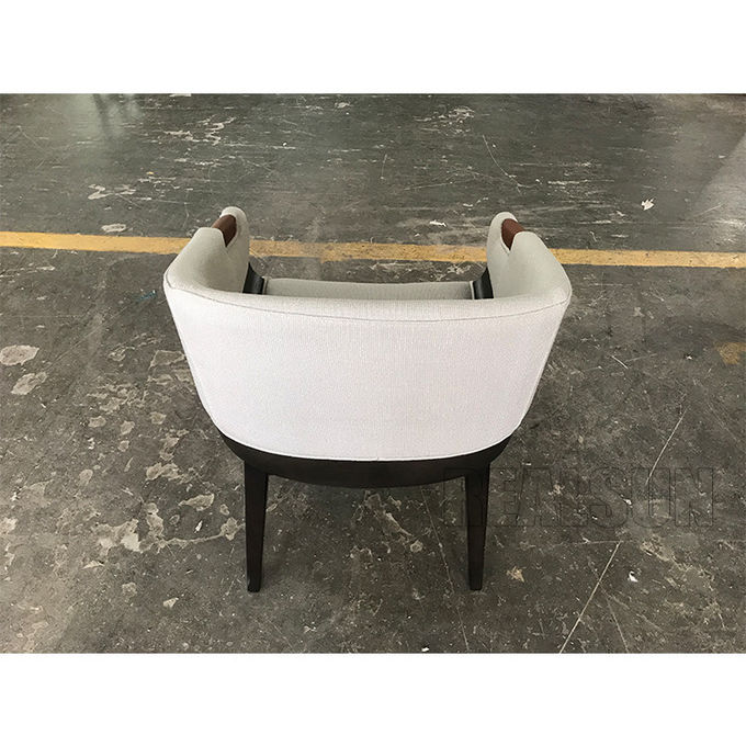 Silla de relajación modificada para requisitos particulares base de madera sólida de la silla del ocio de las nuevas de los apoyabrazos del ocio butacas de cuero modernas del acento para el hogar 1