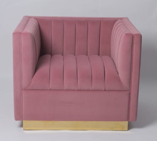 Tela de encargo Sofa Living Room Furniture Armchair del terciopelo del color 2