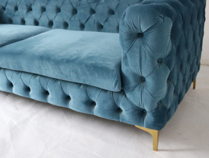 los 220*85*75cm Chesterfield moderna europea Sofa Set 3