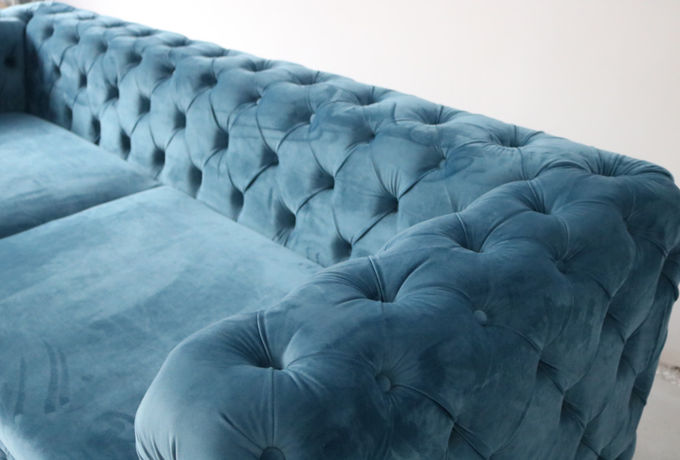 los 220*85*75cm Chesterfield moderna europea Sofa Set 4
