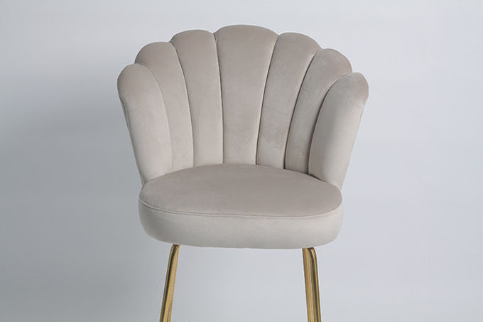 Sillas modernas del comedor del terciopelo del estilo nórdico los 52x58x110cm 4