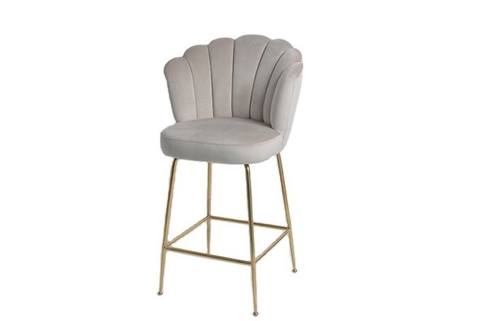 Sillas modernas del comedor del terciopelo del estilo nórdico los 52x58x110cm 2