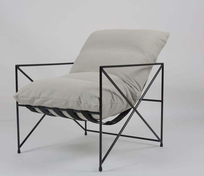 Pluma interior que llena sillones contemporáneos de la altura de los 73cm 2
