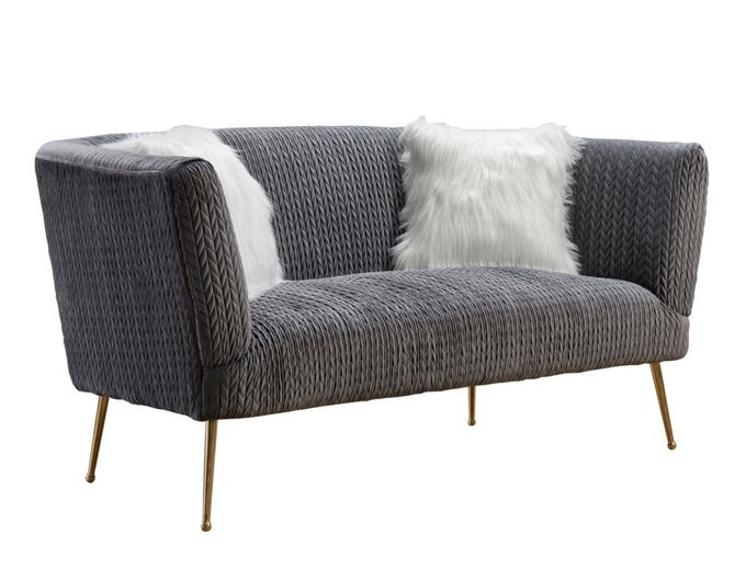 Sofá moderno de la sala de estar de la tela de los asientos H74cm de los muebles 2 4